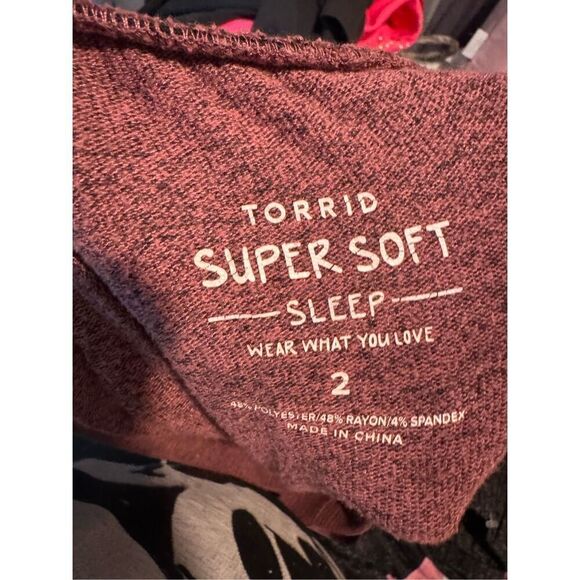 torrid cacique LB LC 3piece jogger sleep pants pajamas pj - Picture 12 of 15